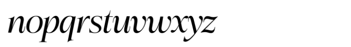 Bigdora Italic Font LOWERCASE