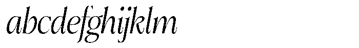 Bigdora Light Semi Condensed Italic FONT