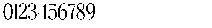 Bigdora Medium Condensed Font OTHER CHARS