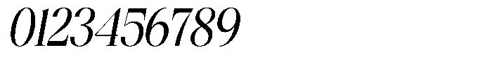 Bigdora Medium Semi Condensed Italic Font OTHER CHARS