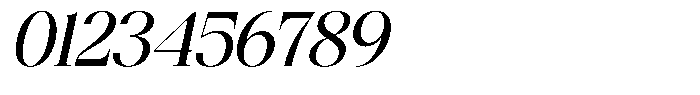 Bigdora Medium Semi Expanded Italic Font OTHER CHARS