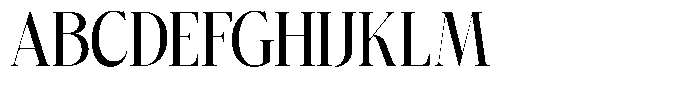 Bigdora Semi Bold Condensed Font UPPERCASE