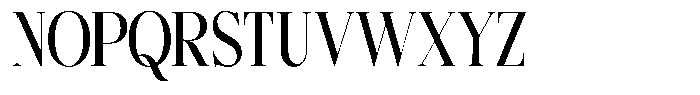 Bigdora Semi Bold Condensed Font UPPERCASE