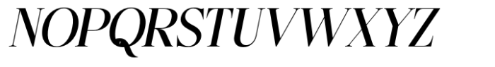 Bigdora Semi Bold Italic Font UPPERCASE