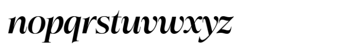 Bigdora Semi Bold Italic Font LOWERCASE