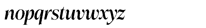 Bigdora Semi Bold Semi Condensed Italic Font LOWERCASE