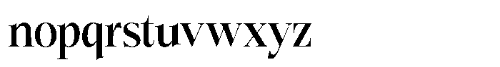 Bigdora Semi Bold Semi Condensed Font LOWERCASE