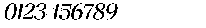 Bigdora Semi Bold Semi Expanded Italic Font OTHER CHARS