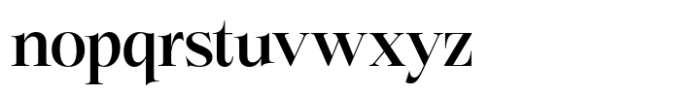 Bigdora Semi Bold Font LOWERCASE
