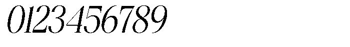 Bigdora Semi Condensed Italic Font OTHER CHARS