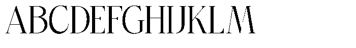 Bigdora Semi Condensed Font UPPERCASE
