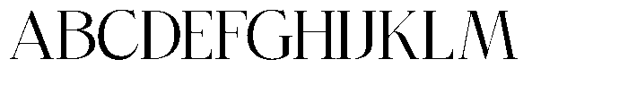 Bigdora Semi Expanded Font UPPERCASE