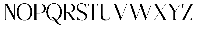 Bigdora Semi Expanded Font UPPERCASE
