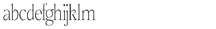 Bigdora Thin Condensed FONT