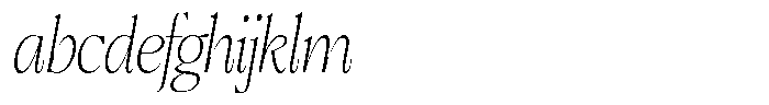 Bigdora Thin Semi Condensed Italic FONT