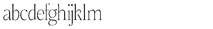 Bigdora Thin Semi Condensed FONT