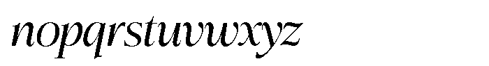 Bigdora Variable Black Italic Font LOWERCASE