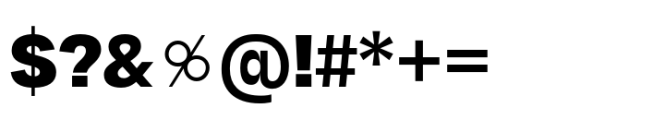 Bigek Extrabold Font OTHER CHARS