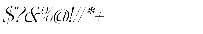 Bigest Karath Italic Italic Font OTHER CHARS