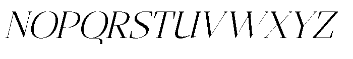 Bigest Karath Italic Italic Font UPPERCASE