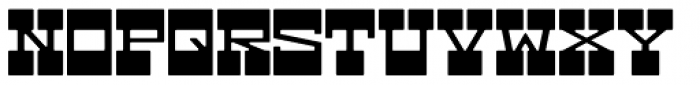 Bigfoot Font UPPERCASE