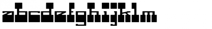 Bigfoot Font LOWERCASE