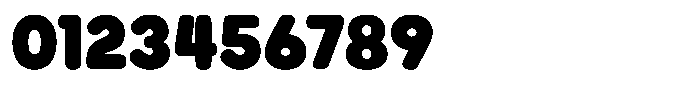 Bigger Chuby Font OTHER CHARS