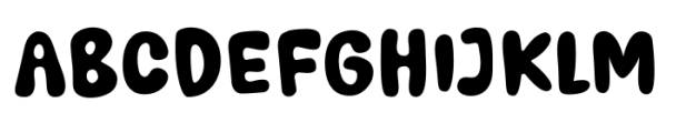 Bigger Summer Fest Regular Font LOWERCASE