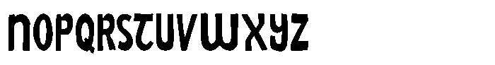 Bigglo Regular Font LOWERCASE