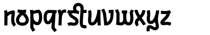 Bighat Font LOWERCASE