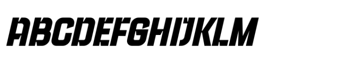 Bighorn Italic Font UPPERCASE