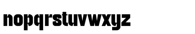 Bighorn Regular Font LOWERCASE