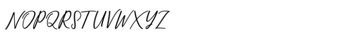 Bigland Script Font UPPERCASE