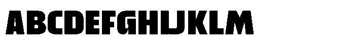 Bigma Black Font UPPERCASE