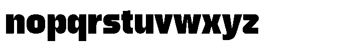 Bigma Black Font LOWERCASE