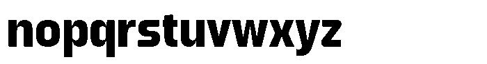Bigma Bold Font LOWERCASE