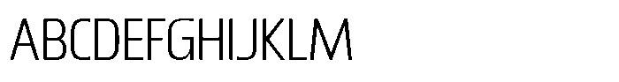 Bigma Extra Light Font UPPERCASE