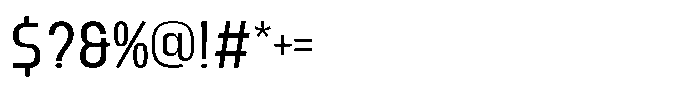 Bigma Light Font OTHER CHARS