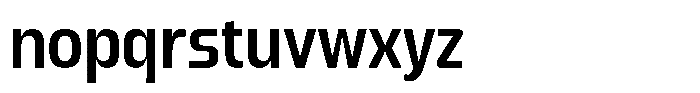Bigma Medium Font LOWERCASE