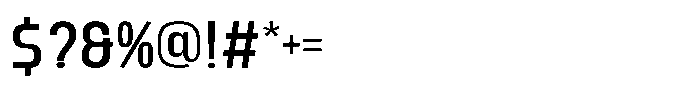 Bigma Regular Font OTHER CHARS