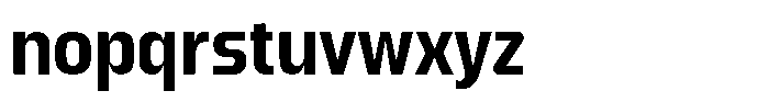 Bigma Semi Bold Font LOWERCASE