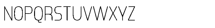 Bigma Thin Font UPPERCASE