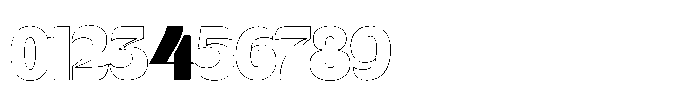 Bigmod Outline Font OTHER CHARS
