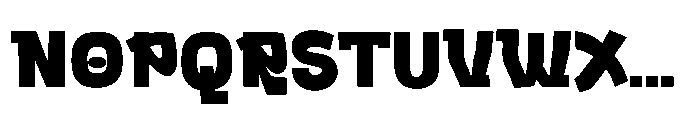 Bigmoster Bold Font UPPERCASE