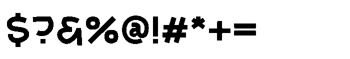 Bigmoster Regular Font OTHER CHARS
