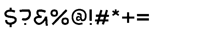Bigmoster Thin Font OTHER CHARS