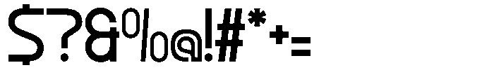Bigoba Font OTHER CHARS