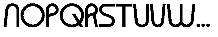 Bigoba Font UPPERCASE