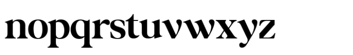 Bigola Display Font LOWERCASE