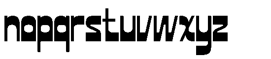 Bigose Regular Font LOWERCASE